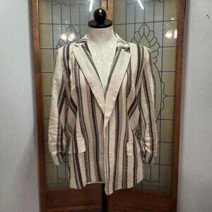 NYCC New York Clothing Company Linen Blend Blazer Jacket Women's Size S